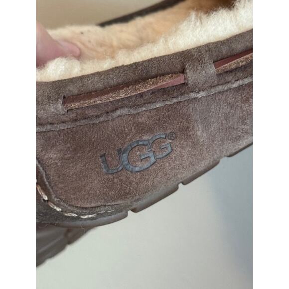 UGG EUC Dakota Espresso Slippers 6 - Picture 7 of 9